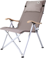キャンプチェア（ヘッドレスト付き）